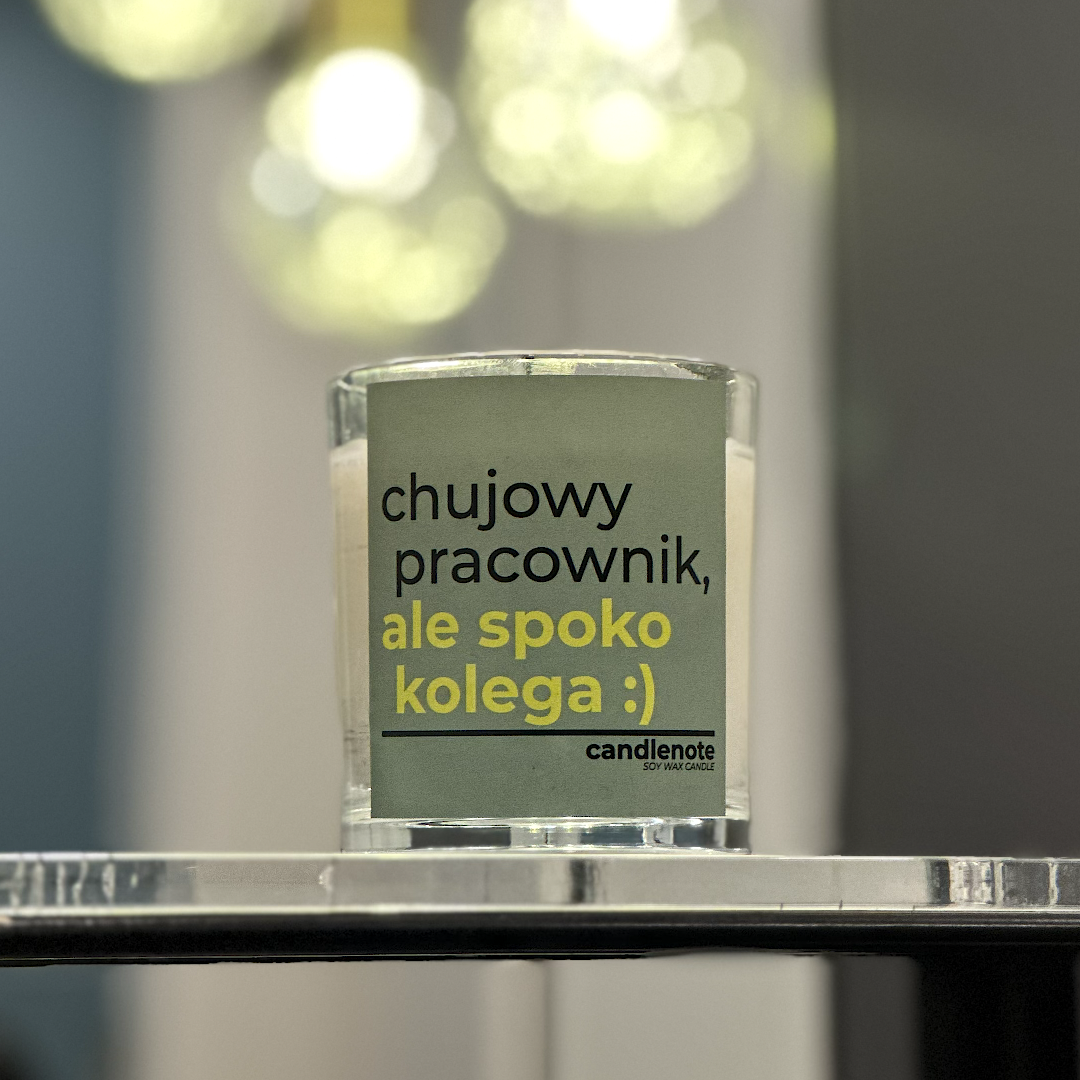 CHUJOWY PRACOWNIK, ALE SPOKO KOLEGA :)