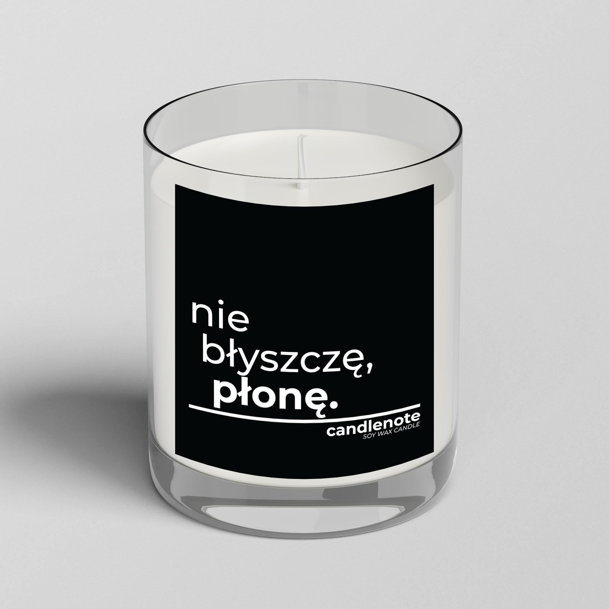 NIE BŁYSZCZĘ, PŁONĘ.