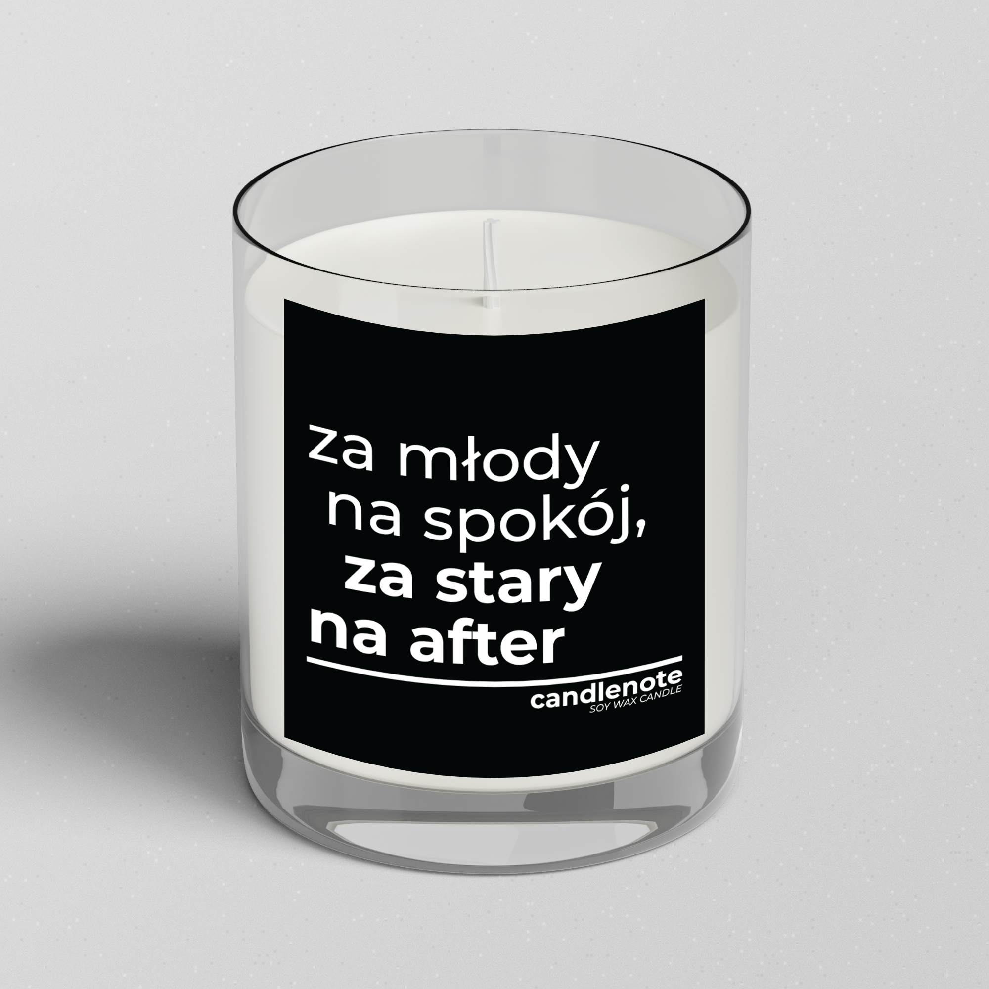 ZA MŁODY NA SPOKÓJ, ZA STARY NA AFTER