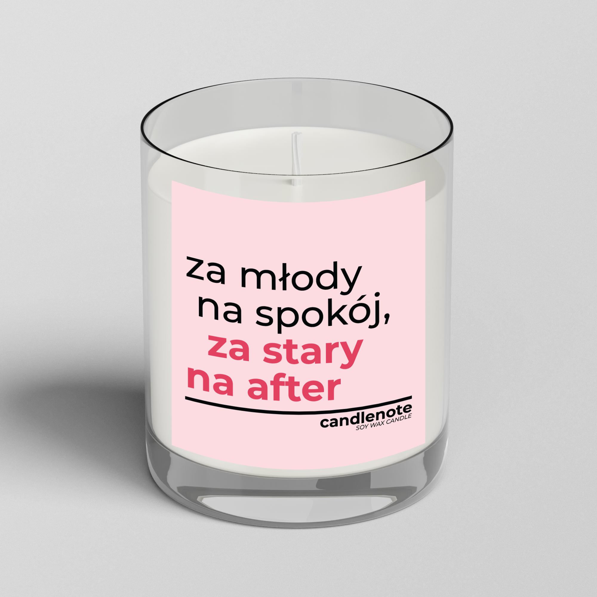 ZA MŁODY NA SPOKÓJ, ZA STARY NA AFTER