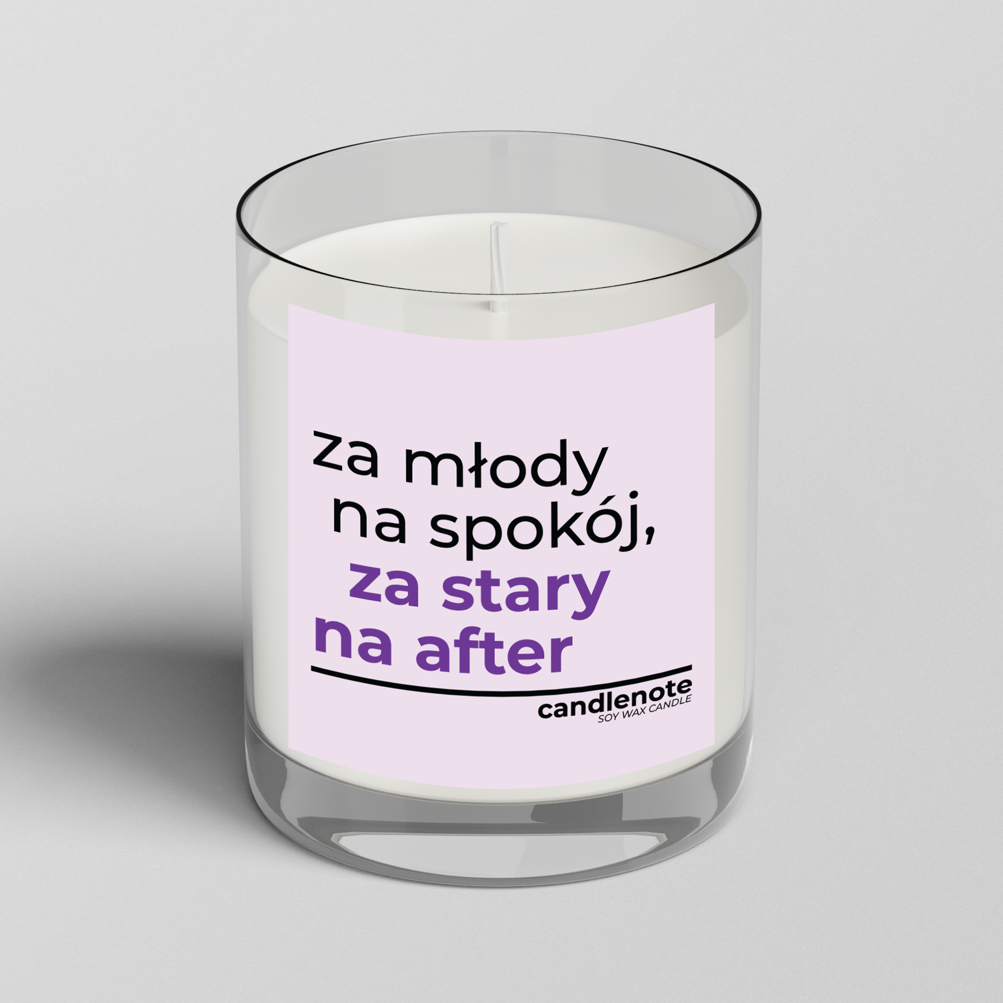 ZA MŁODY NA SPOKÓJ, ZA STARY NA AFTER