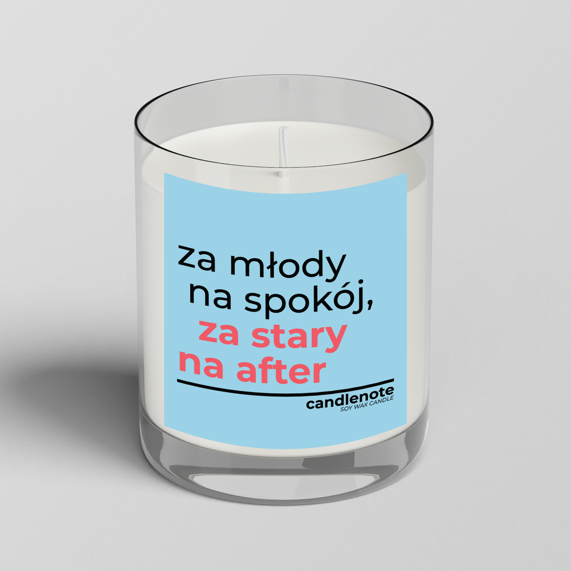 ZA MŁODY NA SPOKÓJ, ZA STARY NA AFTER