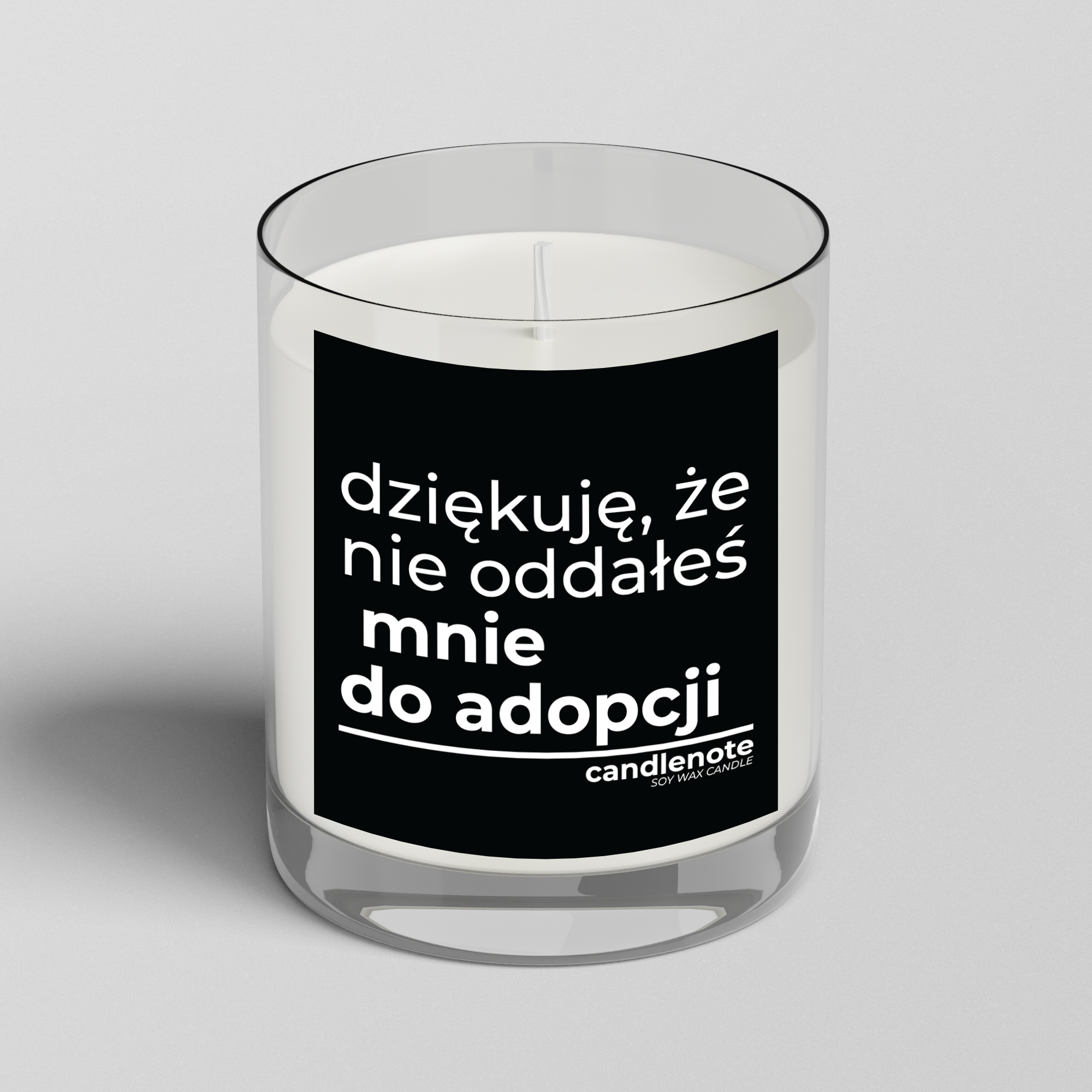 DZIĘKUJĘ, ŻE NIE ODDAŁEŚ MNIE DO ADOPCJI