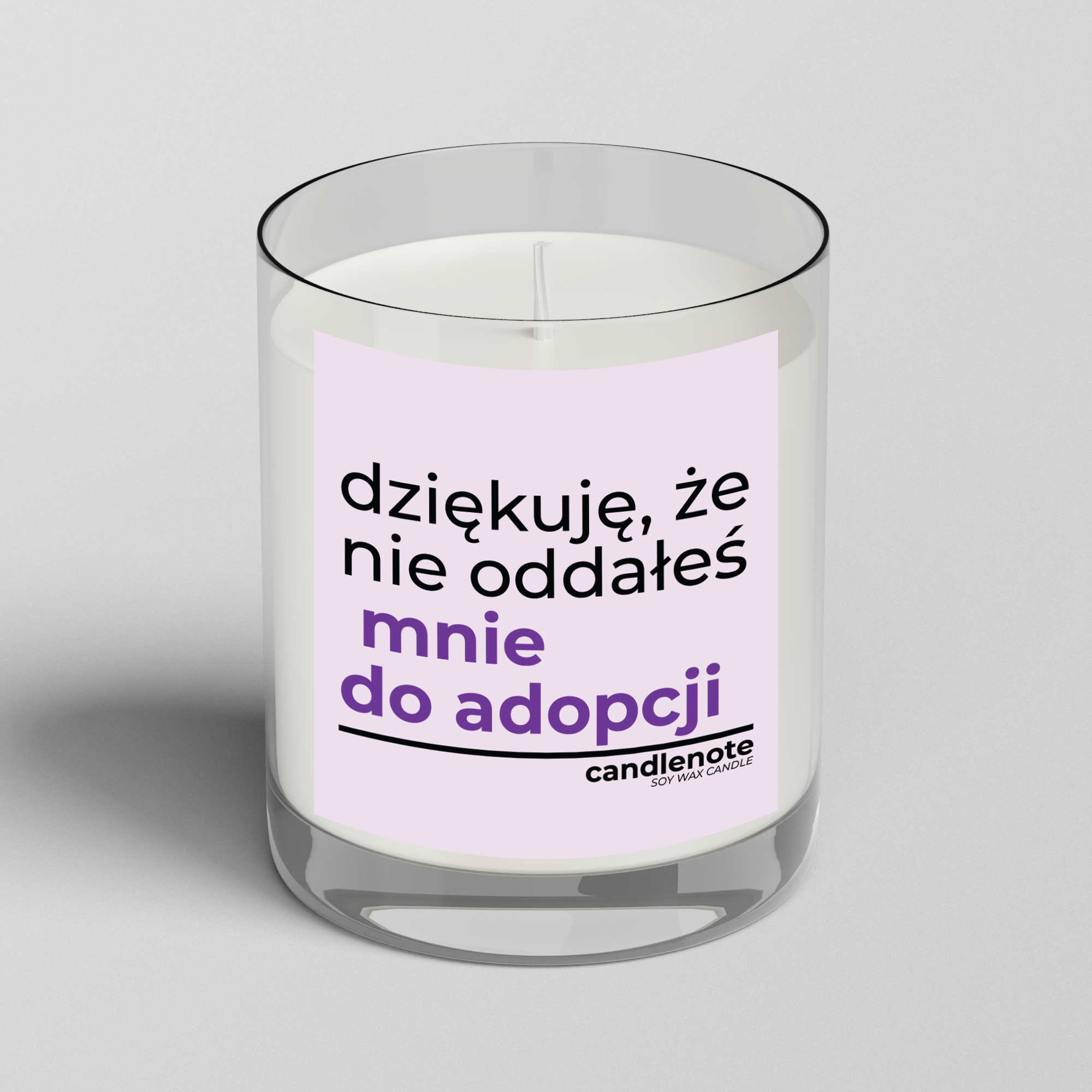 DZIĘKUJĘ, ŻE NIE ODDAŁEŚ MNIE DO ADOPCJI