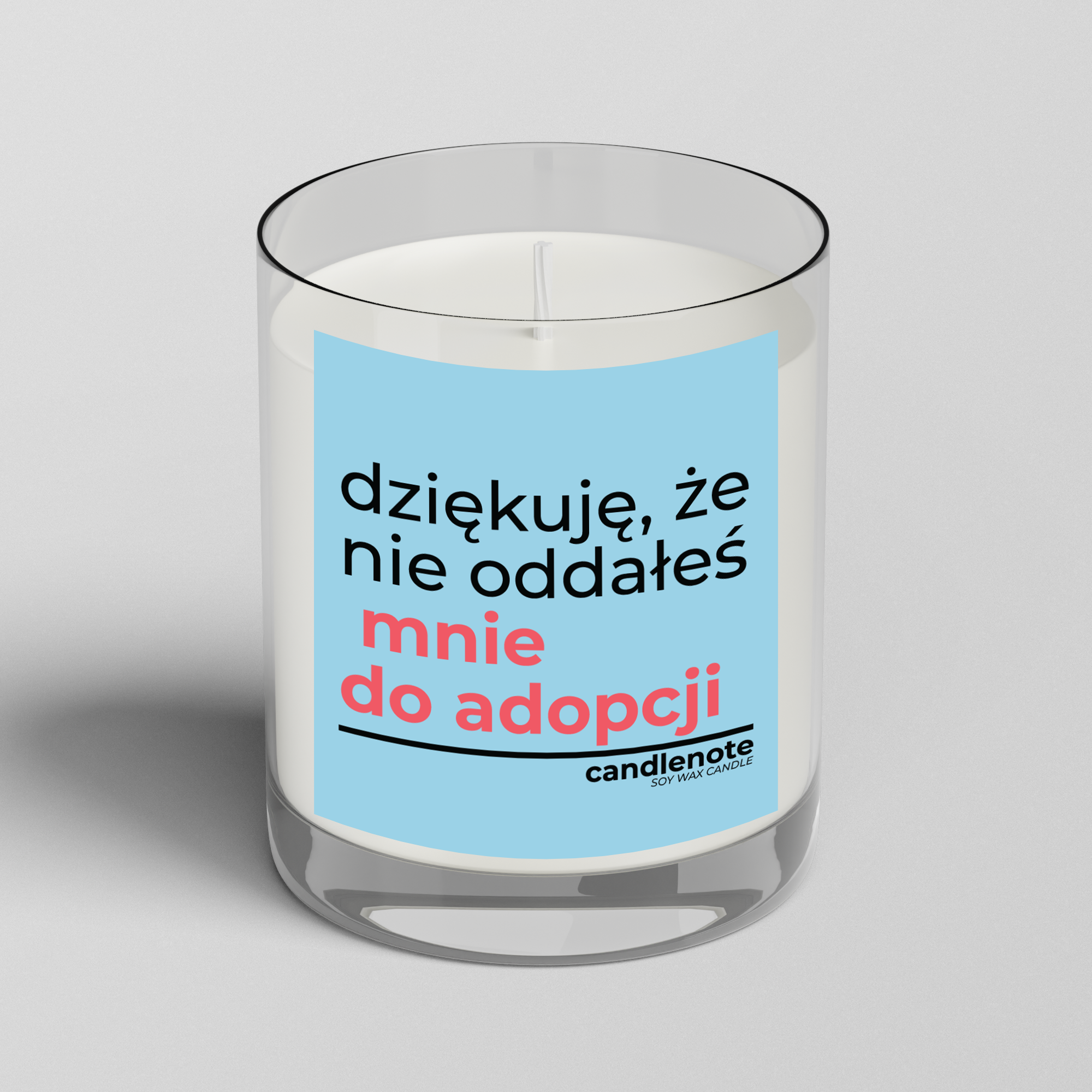 DZIĘKUJĘ, ŻE NIE ODDAŁEŚ MNIE DO ADOPCJI