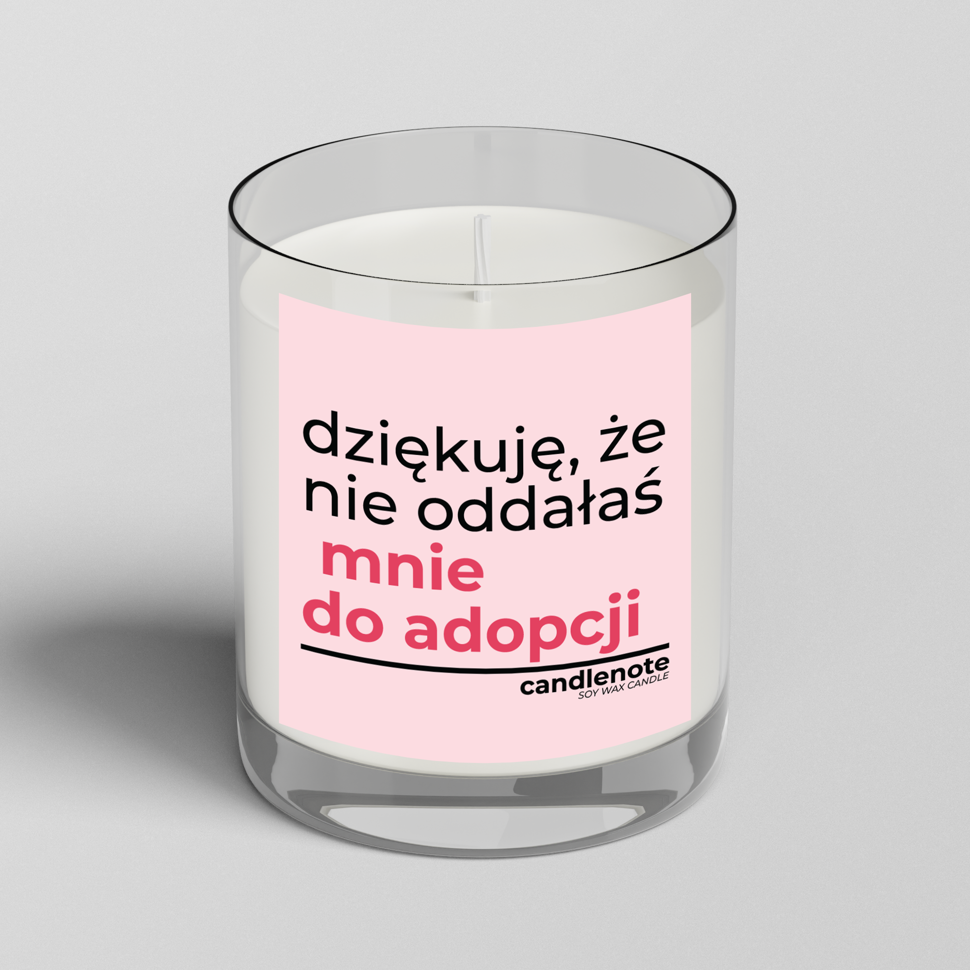 DZIĘKUJĘ, ŻE NIE ODDAŁAŚ MNIE DO ADOPCJI
