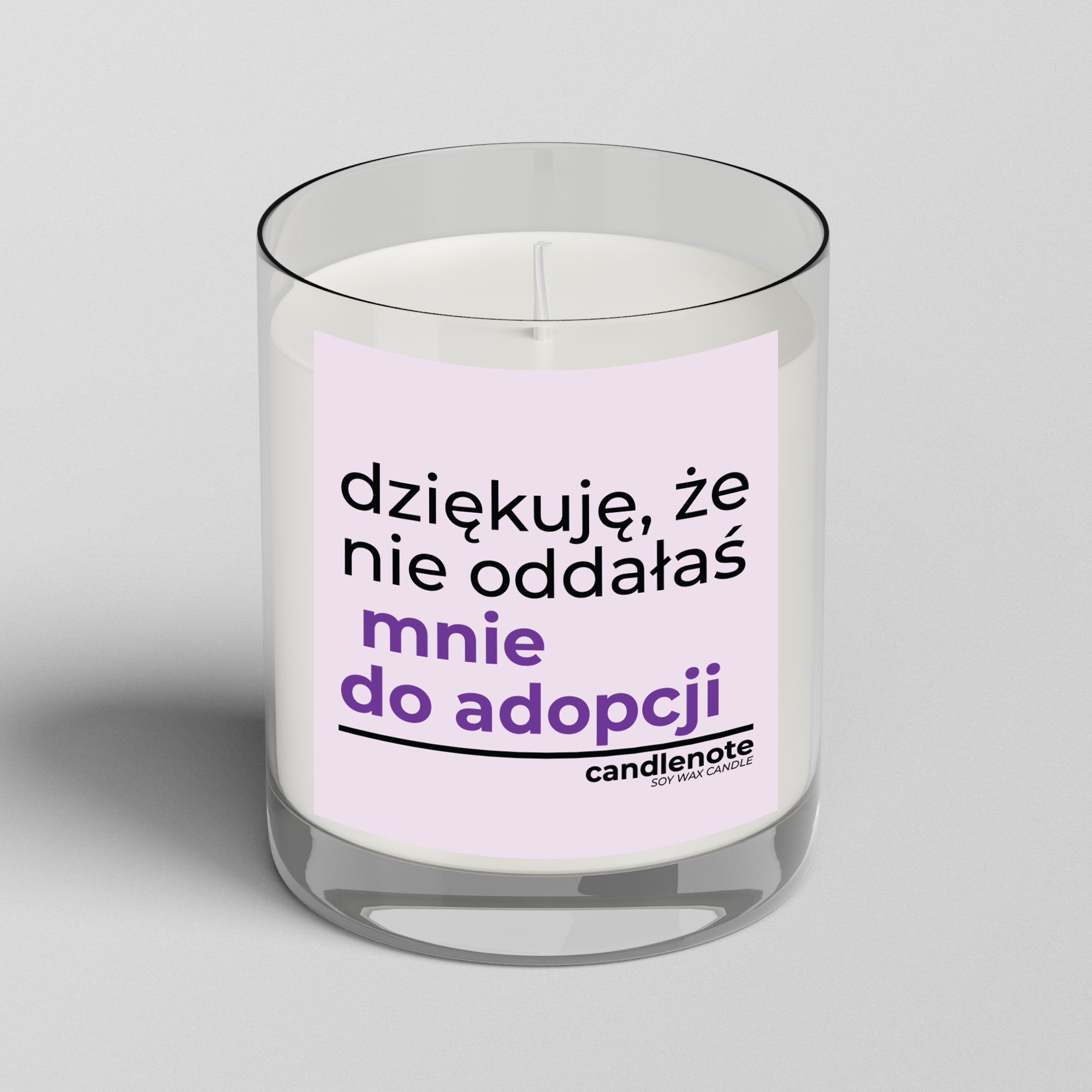 DZIĘKUJĘ, ŻE NIE ODDAŁAŚ MNIE DO ADOPCJI