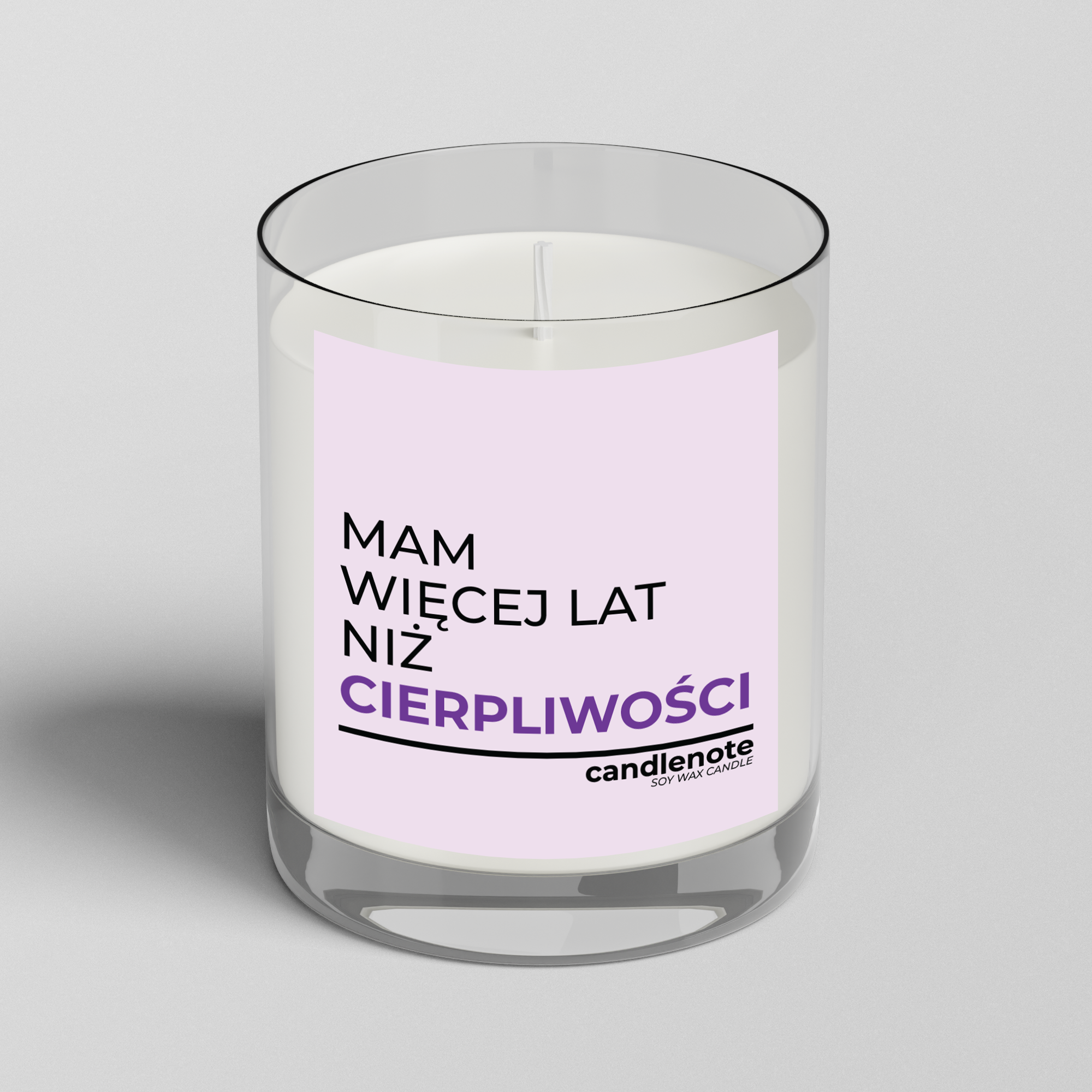 MAM WIĘCEJ LAT NIŻ CIERPLIWOŚCI