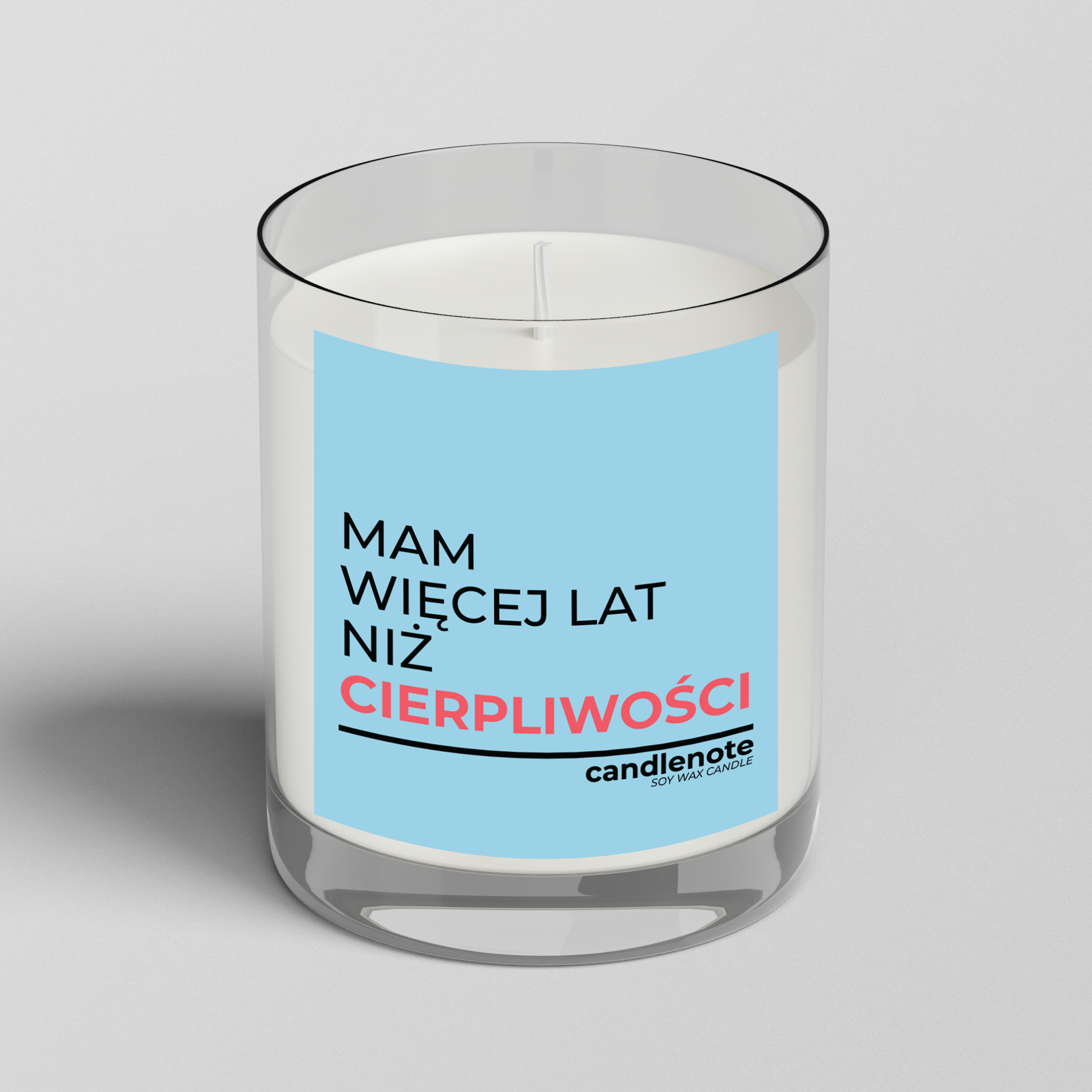 MAM WIĘCEJ LAT NIŻ CIERPLIWOŚCI