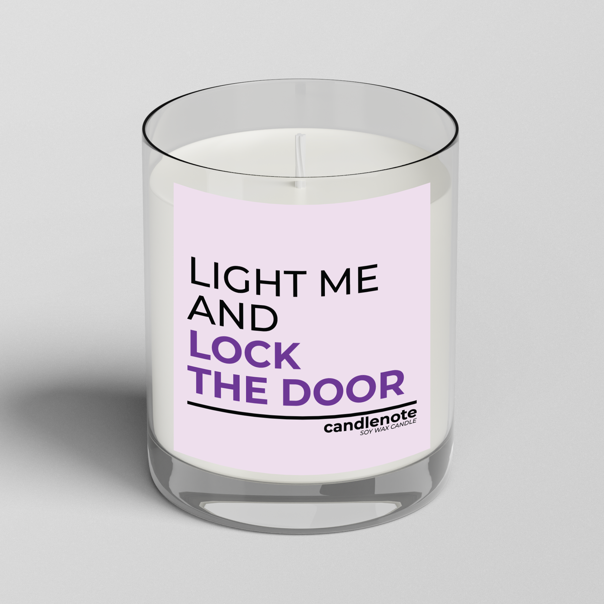 LIGHT ME AND LOCK THE DOOR